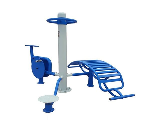 Açık Hava Çoklu Spor Aletleri / Açık Hava Çoklu Spor Aleti Mekik, Bisiklet ve Ayakta Bel Esnetme - 81403